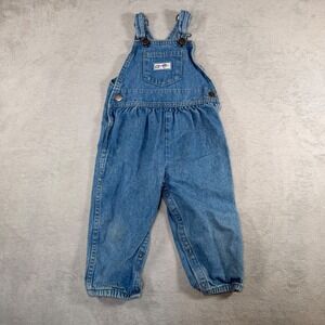 Vintage Liberty Denim Overalls 24M Toddler Blue Cotton Made in USA W31090A06